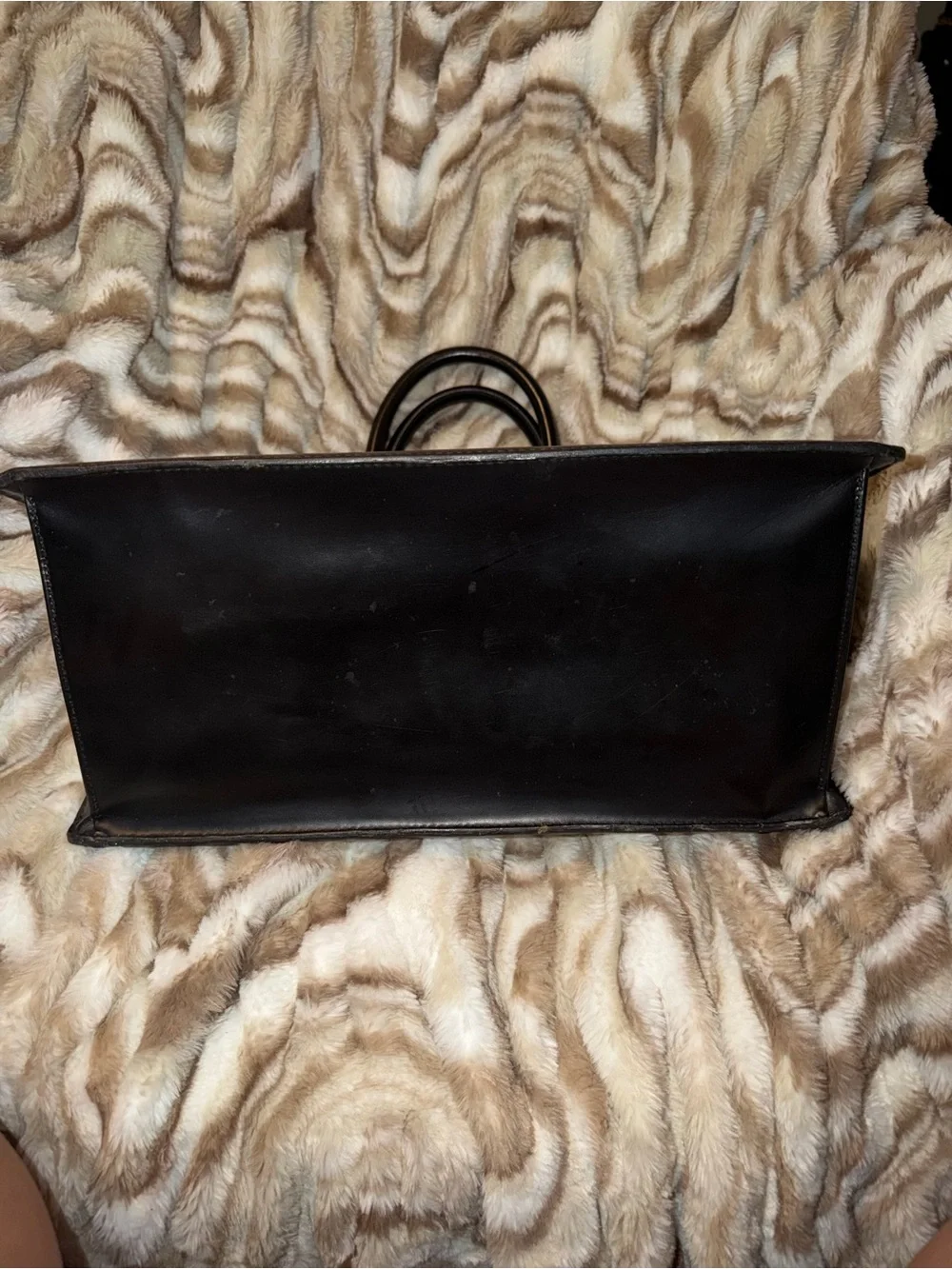 Louis Vuitton Black Epi Leather Top-Handle Briefcase with Subtle LV Monogram